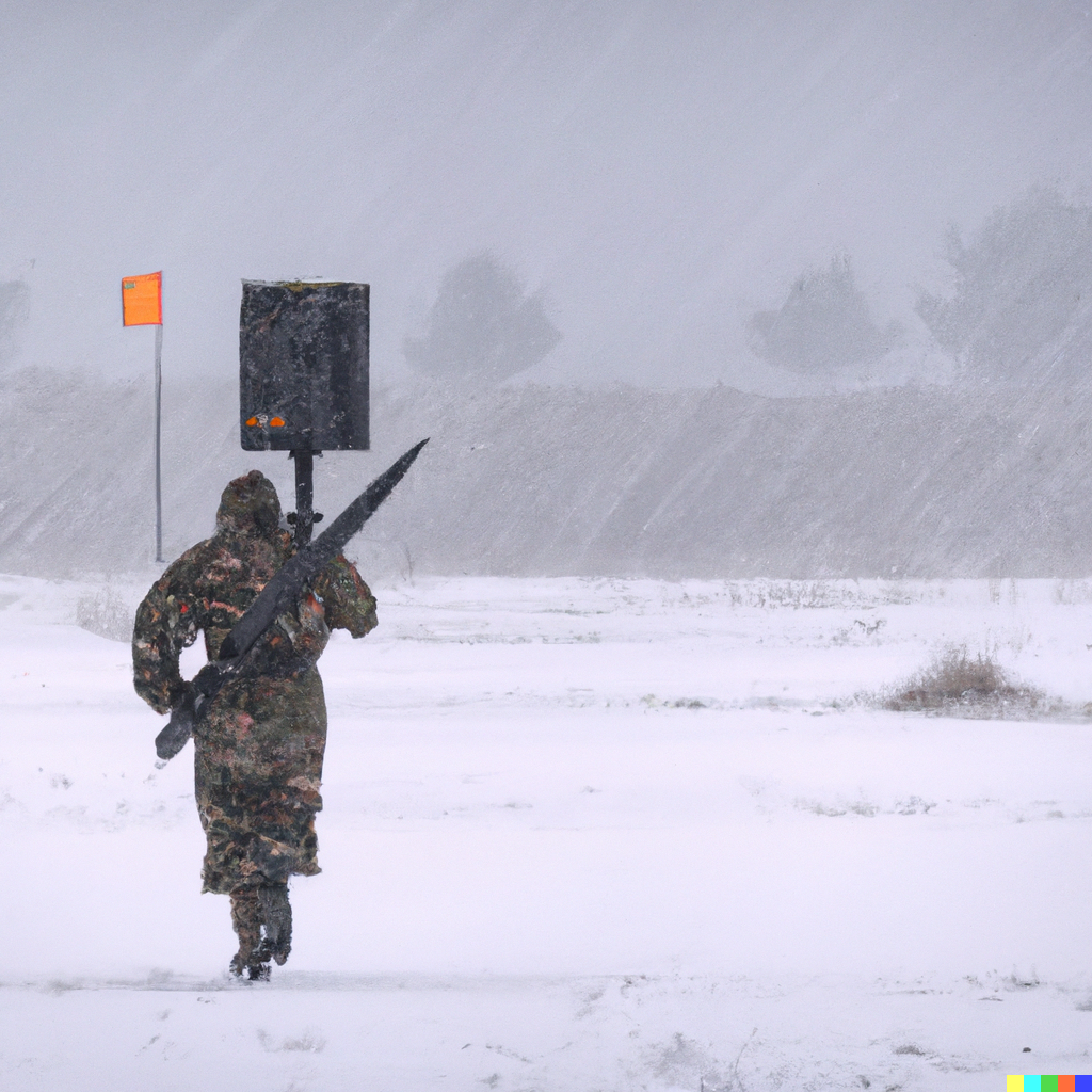 DALL·E 2024 02 24 08.50.14 military equipment test in extremely weather conditions