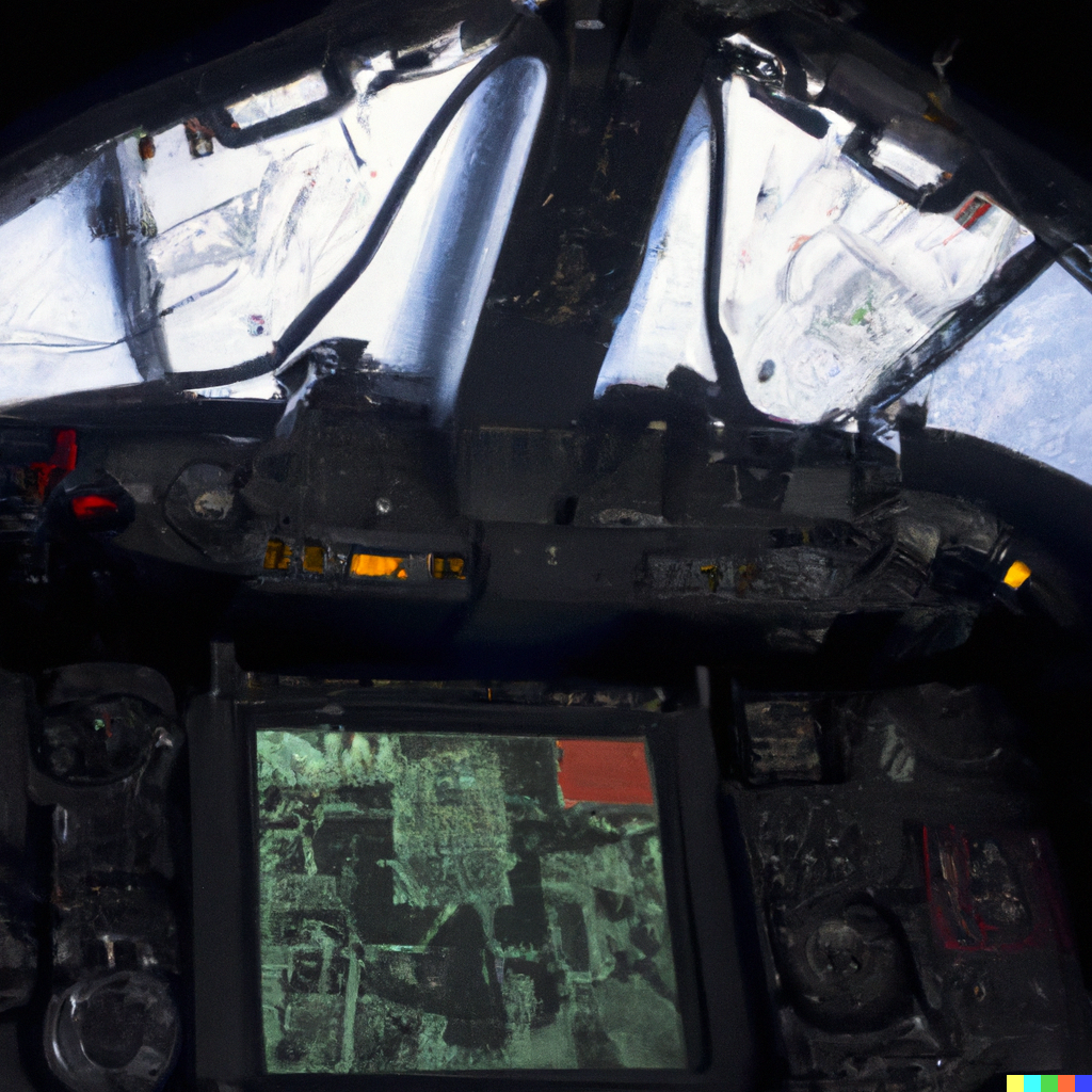 DALL·E 2024 02 24 09.34.23 HUD IN FIGHTER JET