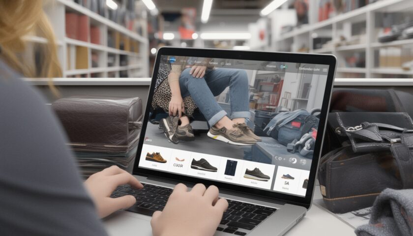 Απόλυτος οδηγός — Τα καλύτερα hiking μποτάκια για το βουνό (Ελλάδα, 2025) 7 Lucid Origin Navigating the virtual aisles of an online shoes 1