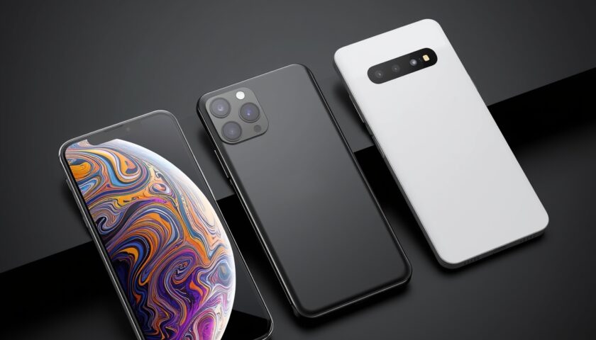 Lucid Origin A detailed comparison image of three modern smart 2