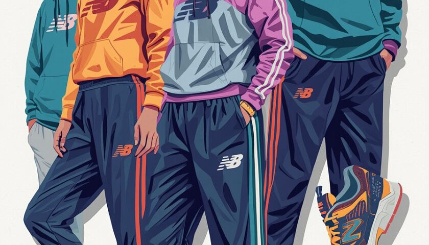 Lucid Origin A detailed illustration of New Balance sportswear 2
