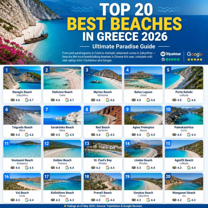 20 Best Beaches in Greece 2026: Ultimate Paradise Guide 1 A 2