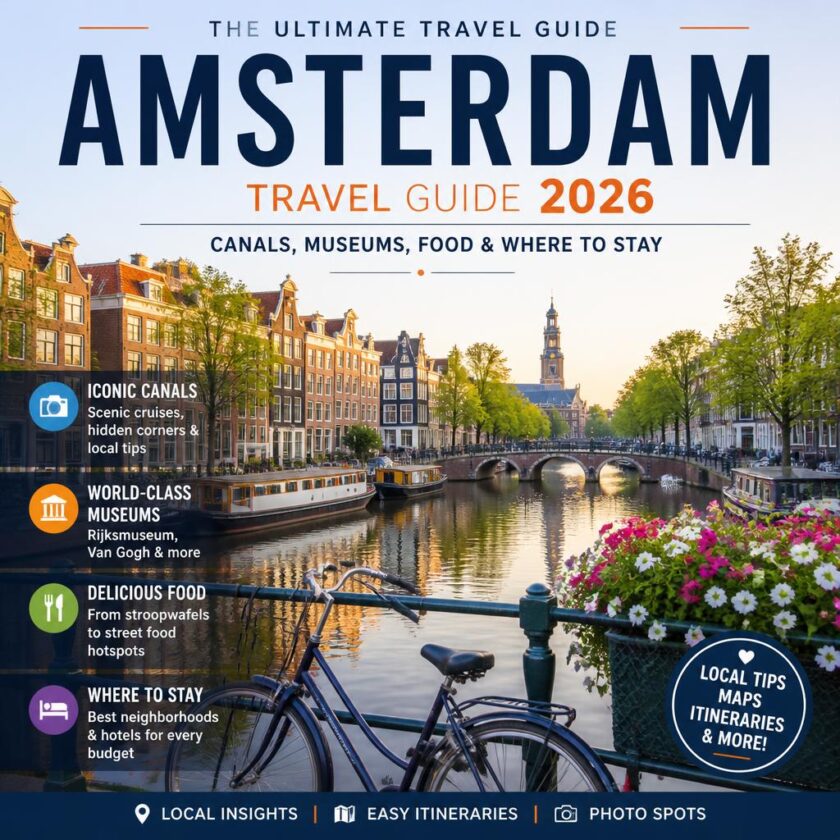 gpt image 2 Amsterdam Travel Guide 2026 — Canals Museums Food Where to Stay 0